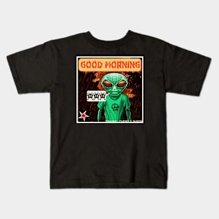 Funny Alien Sci Fi Kids T-Shirt